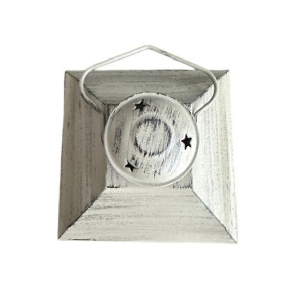 NWOT Weathered Mission Style Metal Candle Lantern in Rustic Taupe Finish - Picture 5 of 5